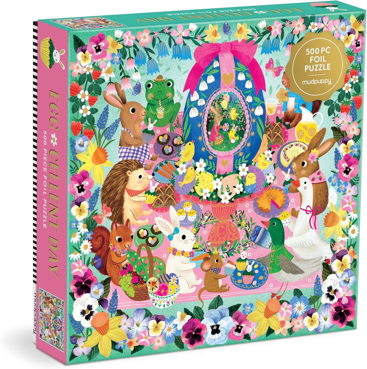Egg-Cellent Day – 500 Piece Family Foil Jigsaw Puzzle