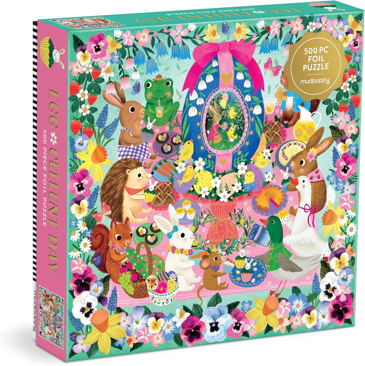 Egg-Cellent Day – 500 Piece Family Foil Jigsaw Puzzle