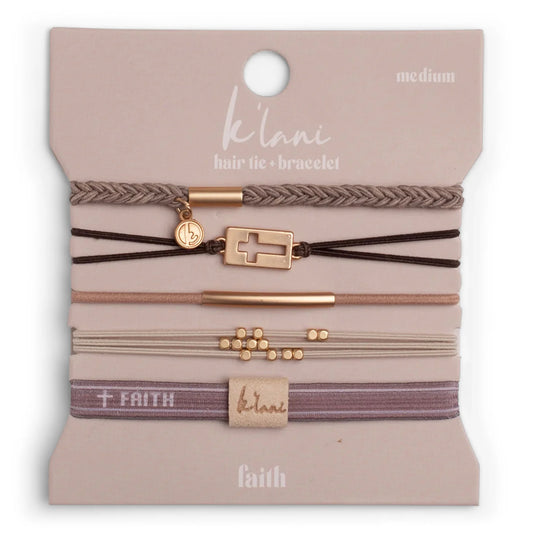 Faith - Hair Tie Bracelet