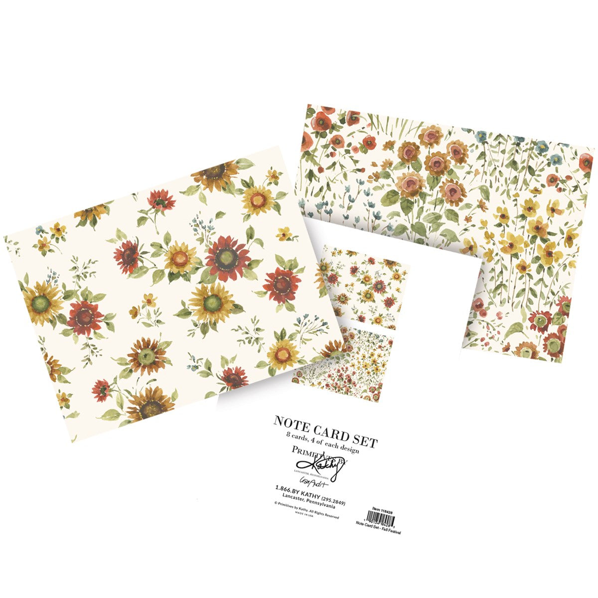 Fall Days Note Card Set