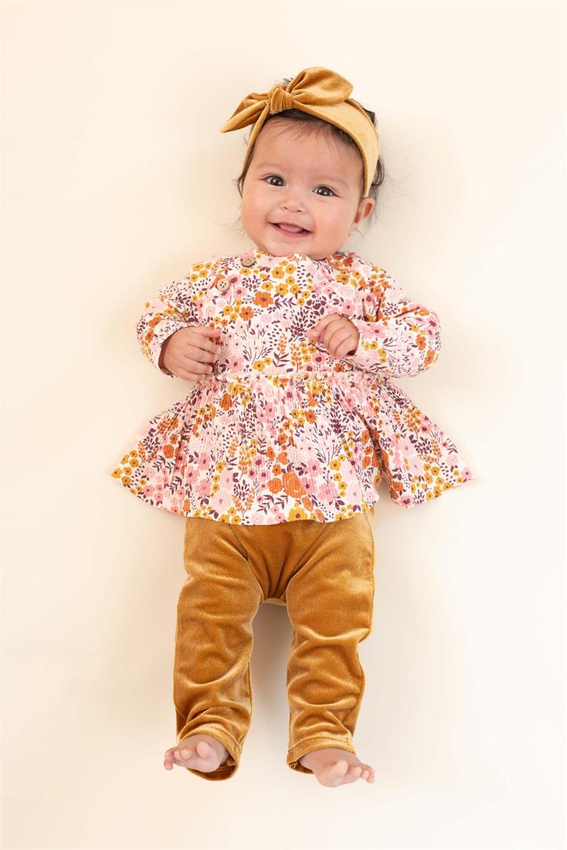 Fall Floral Three-Piece Set
