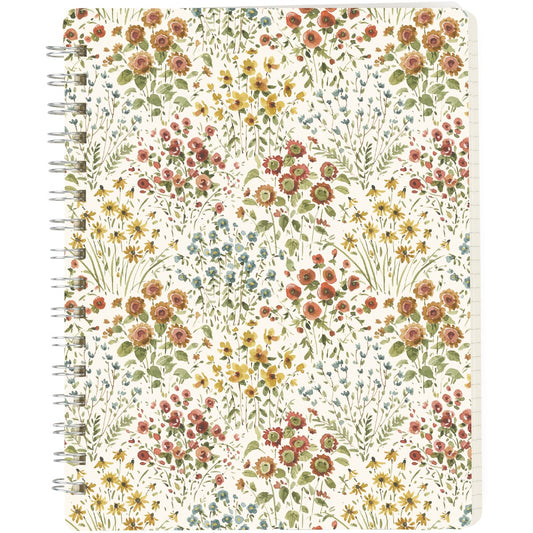 Fall Wildflower Spiral Notebook