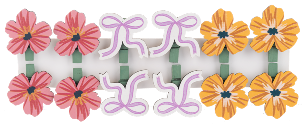 Flower & Bow Clips