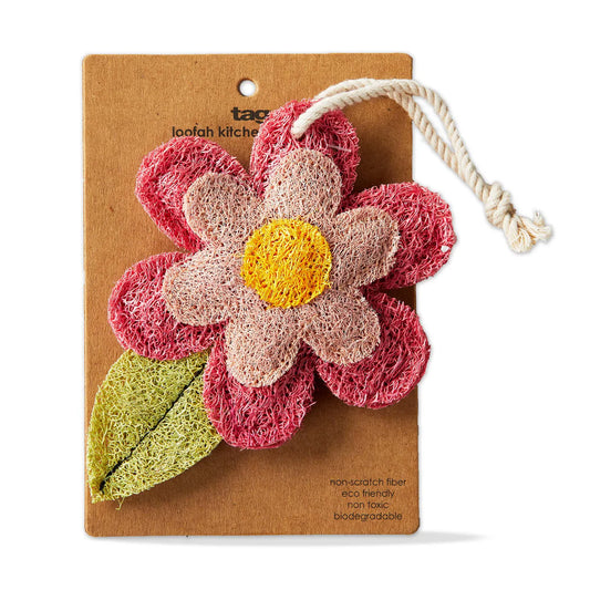 Flower Loofah Scrubber