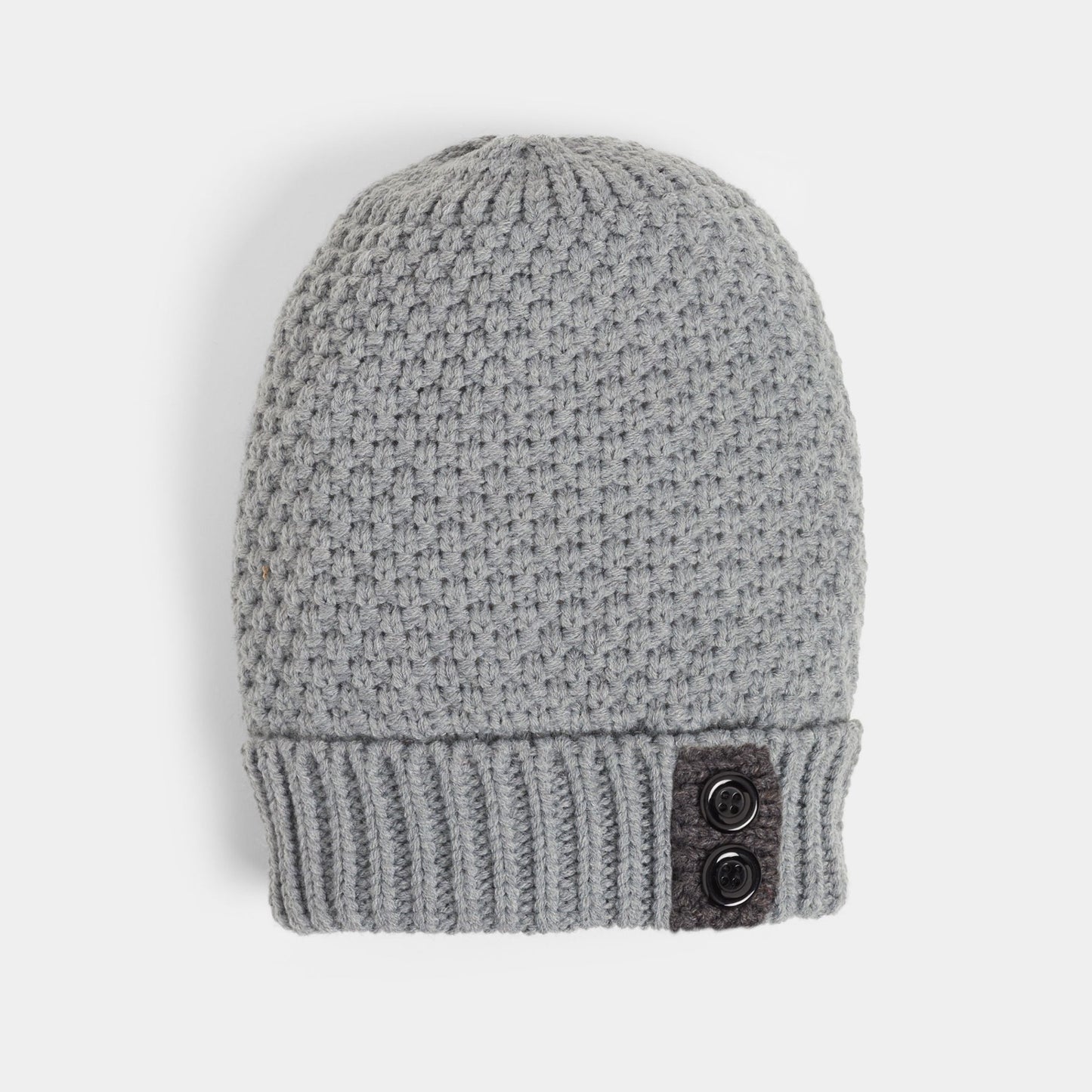 Tab Winter Knit Hat - Multiple Color Options