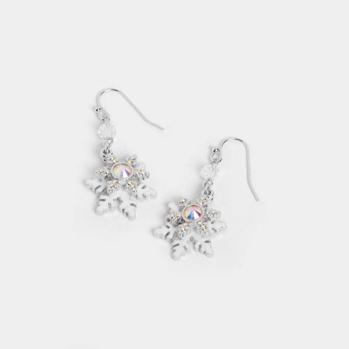 Dangling Snowflakes Earrings