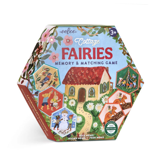 Cottage Fairies Hexagon Matching Game