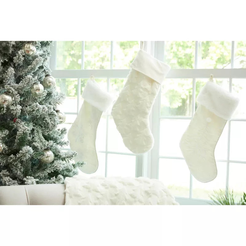 Frosted Tree Stocking