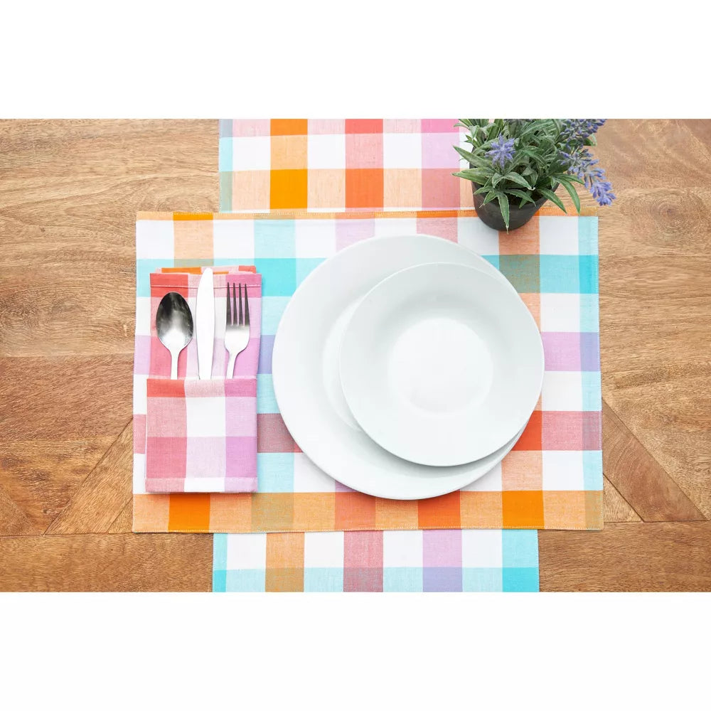 Carol & Frank Cabana Plaid Placemat