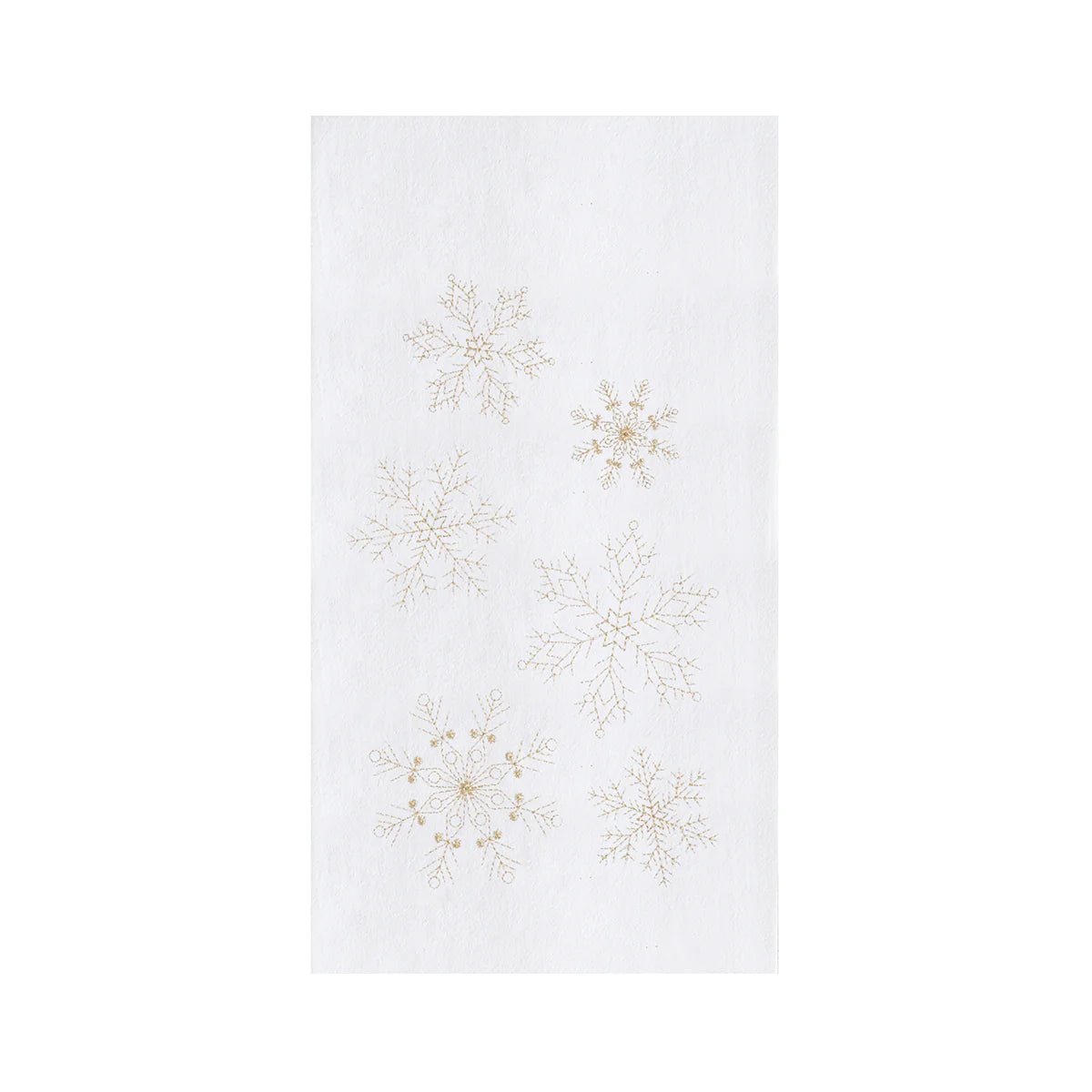 Gold Snowflake Kitchen Towel
