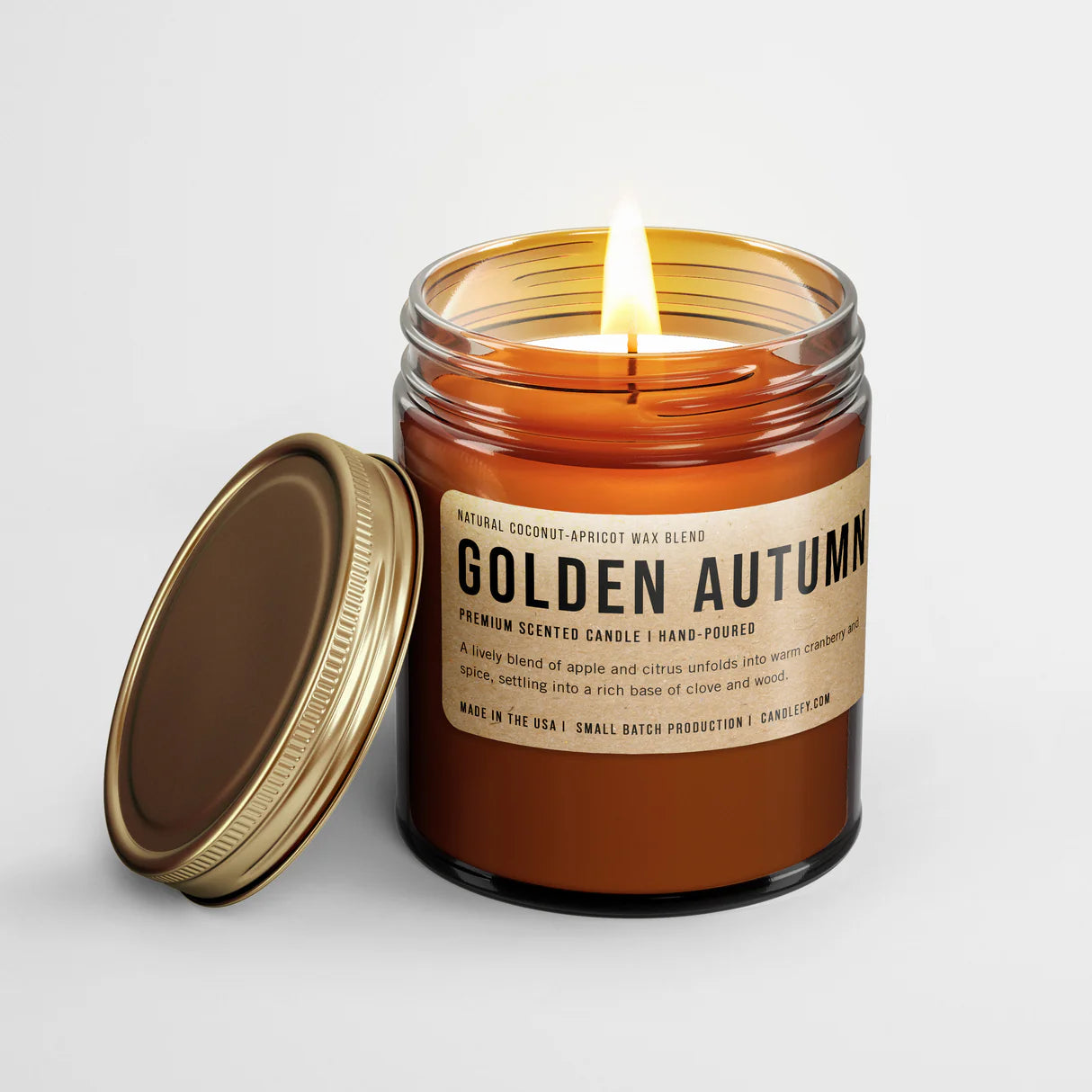 Golden Autumn Scented Candle