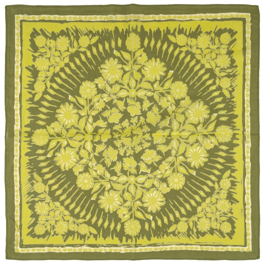 Green Floral Bandana
