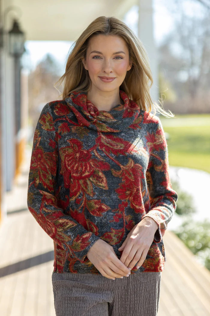 Habitat Autumn Paisley Easy Cowl Neck