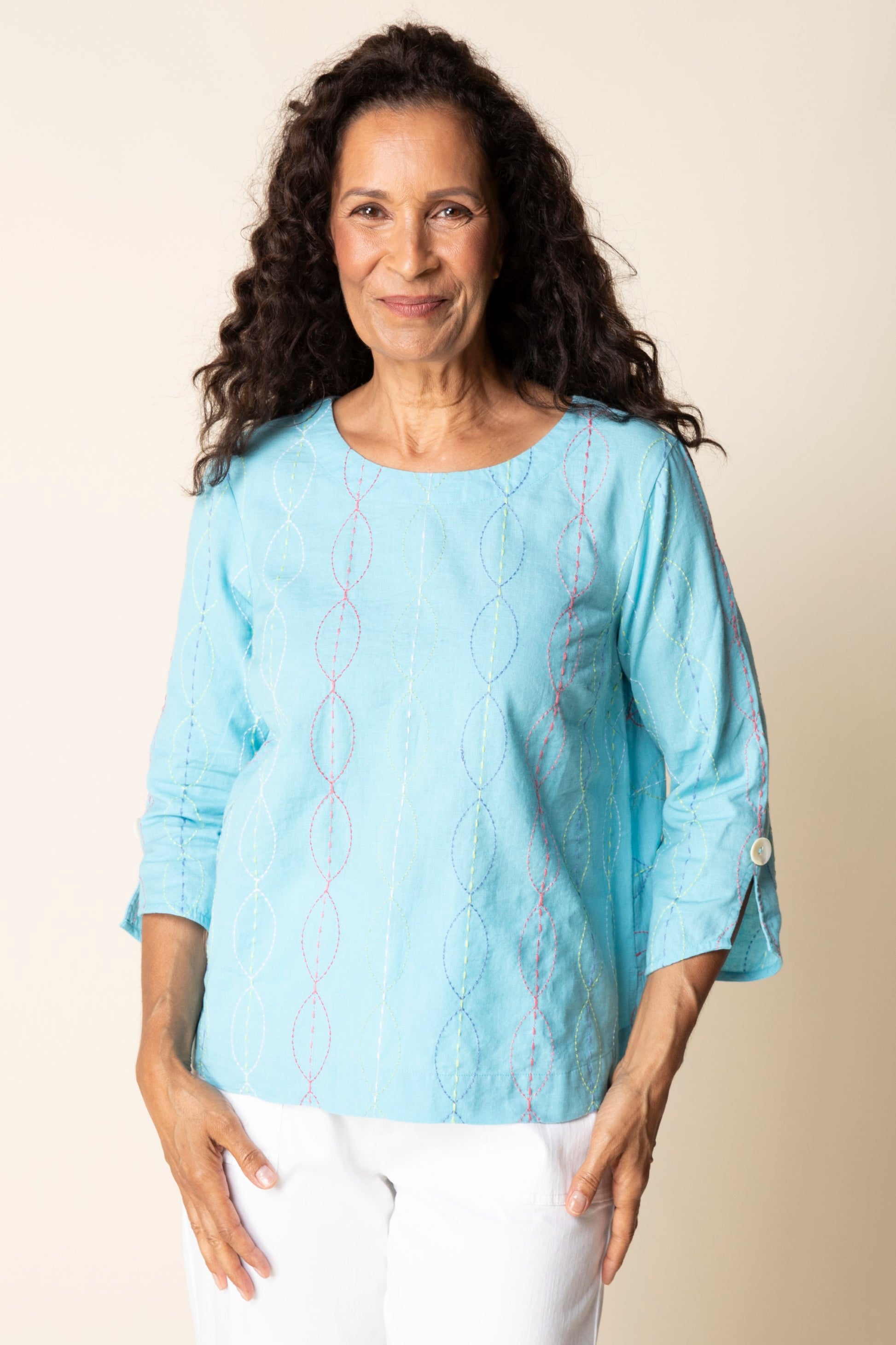 Habitat  Button Back Bistro Top