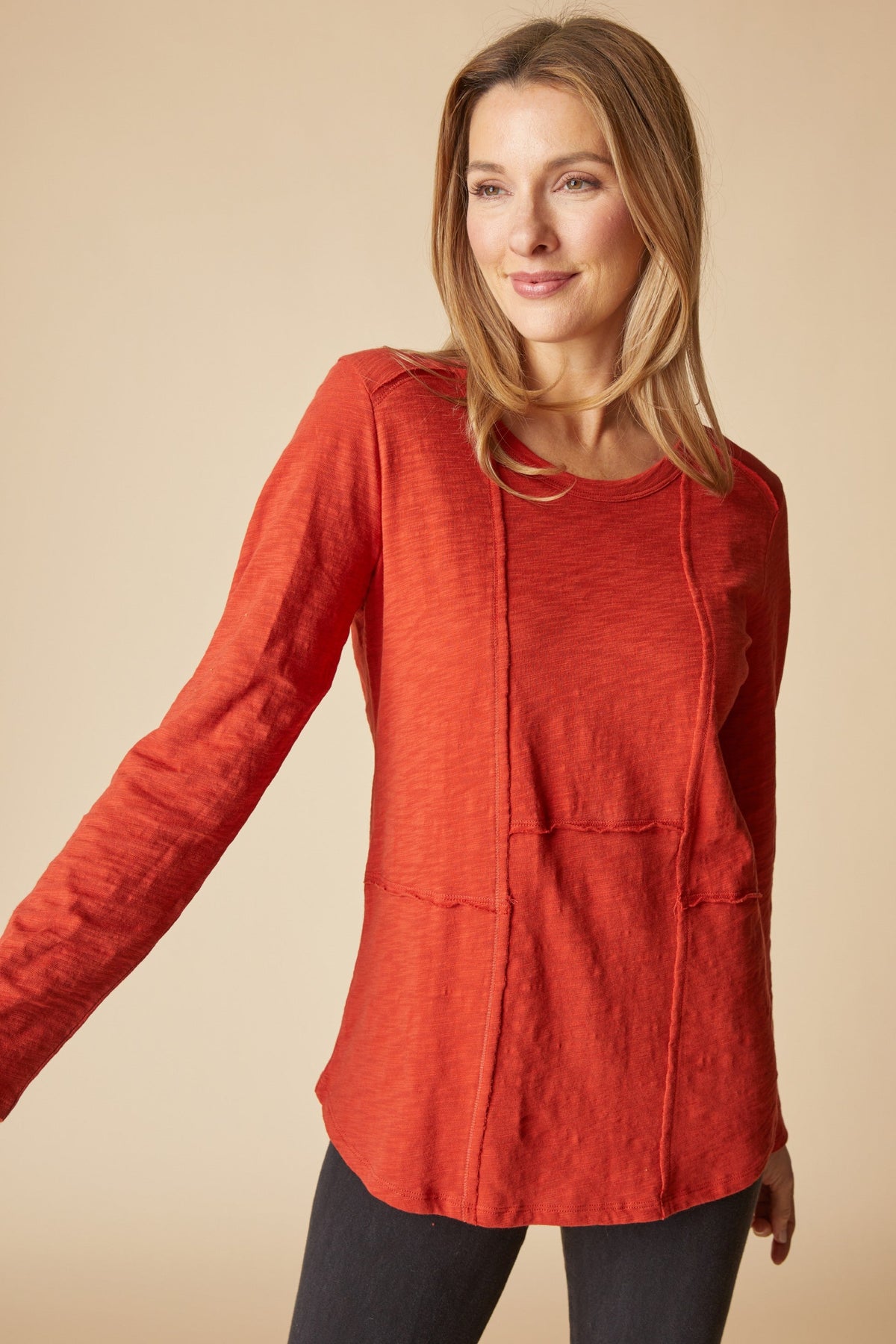 Habitat Cotton Pebble Seamed Tunic
