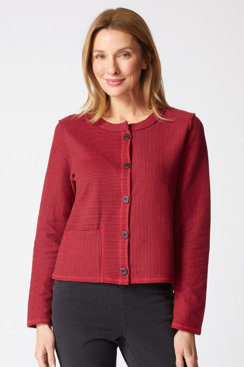 Habitat Double Face Stripes Mixed Stripe Cardigan