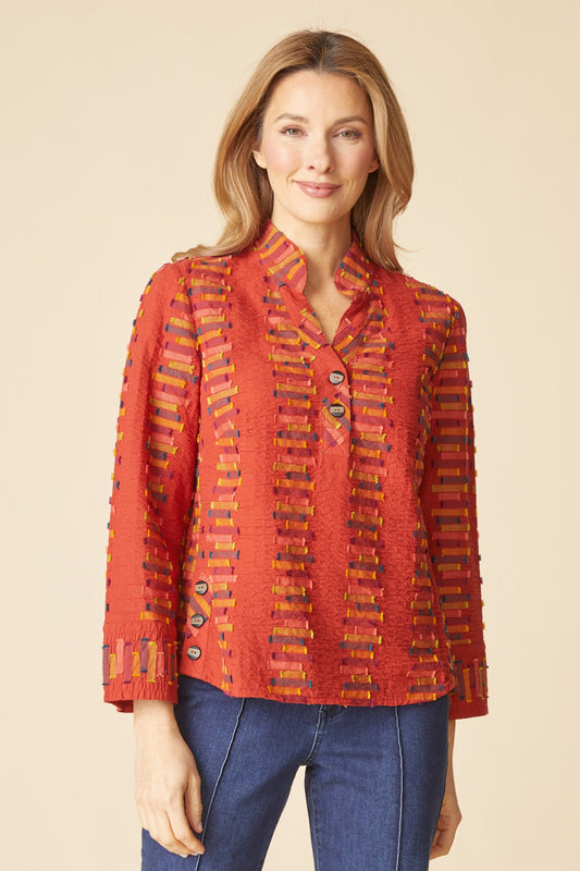 Habitat Embroidered Shaped Hem Shirt
