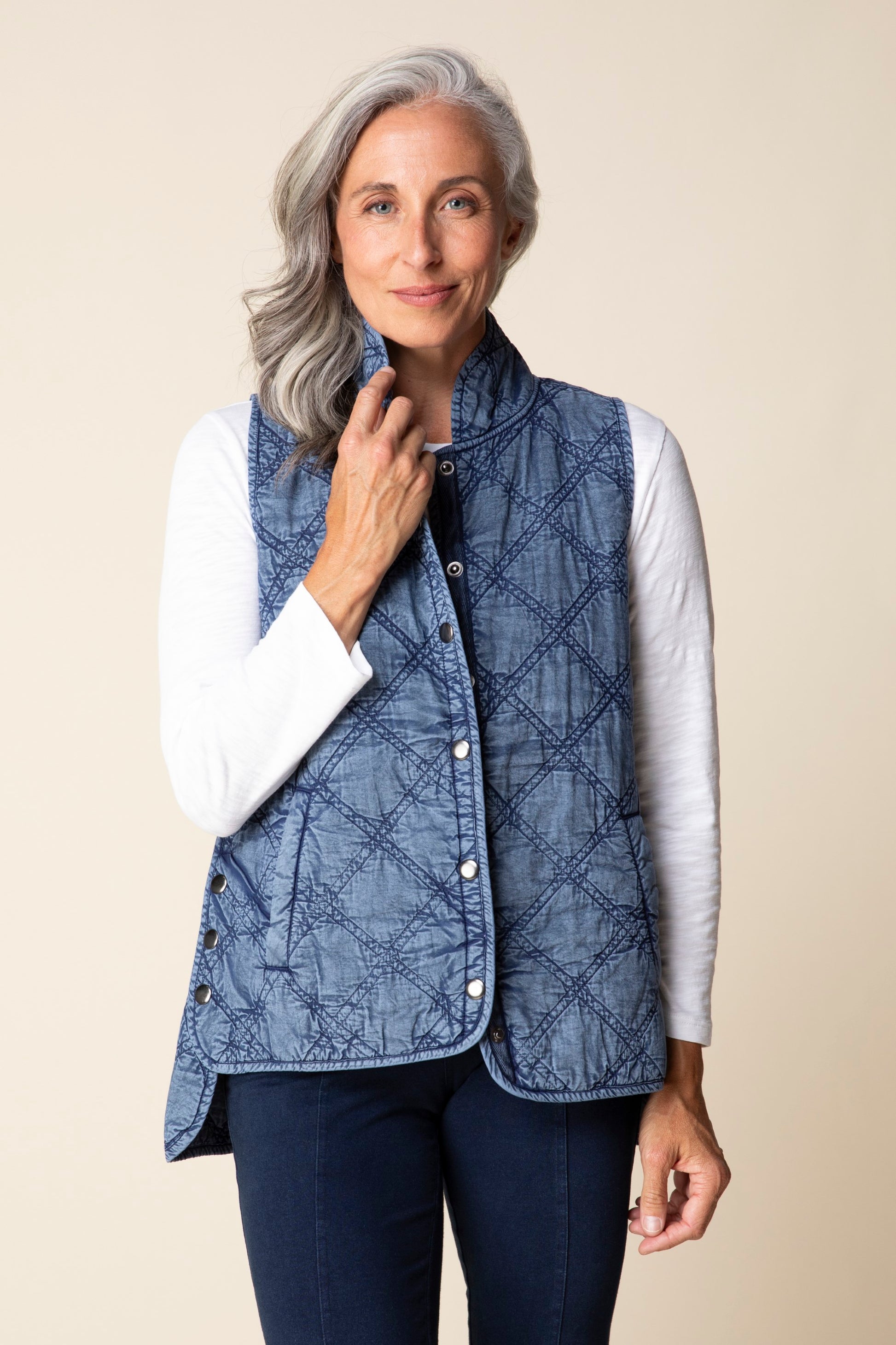 Habitat Washed Quilt Cotton Vest
