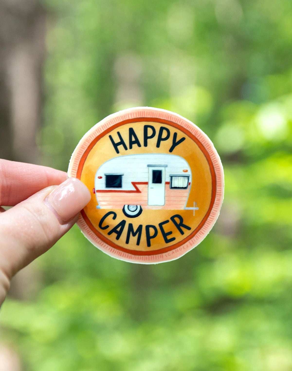 Happy Camper Decal Sticker