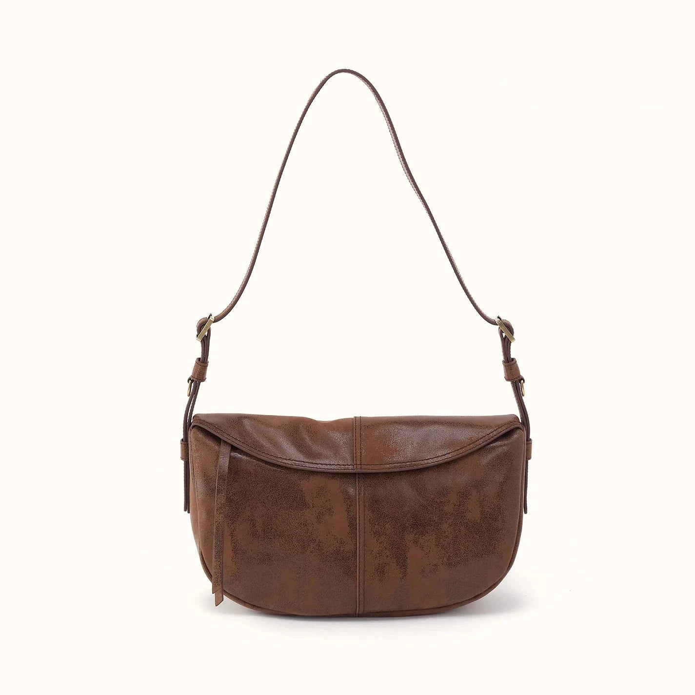 Hobo Contour Shoulder Crossbody Mocha