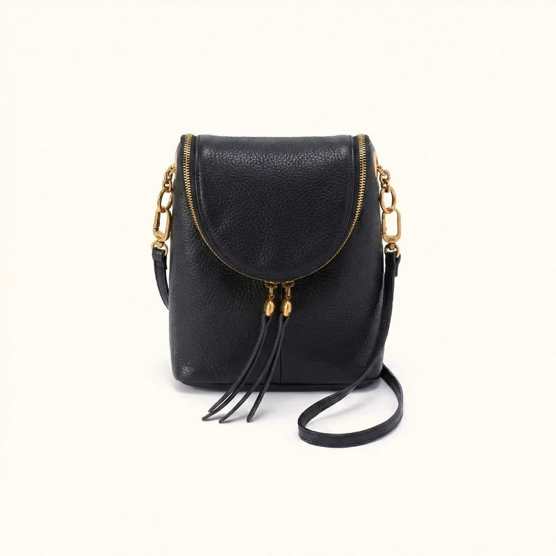 Hobo Fern Duo Crossbody Black