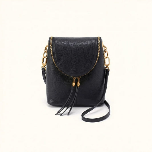 Hobo Fern Duo Crossbody Black