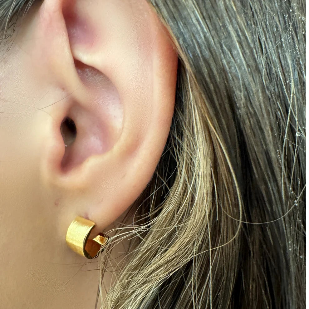 Athena Designs Curved Hoop Earrings