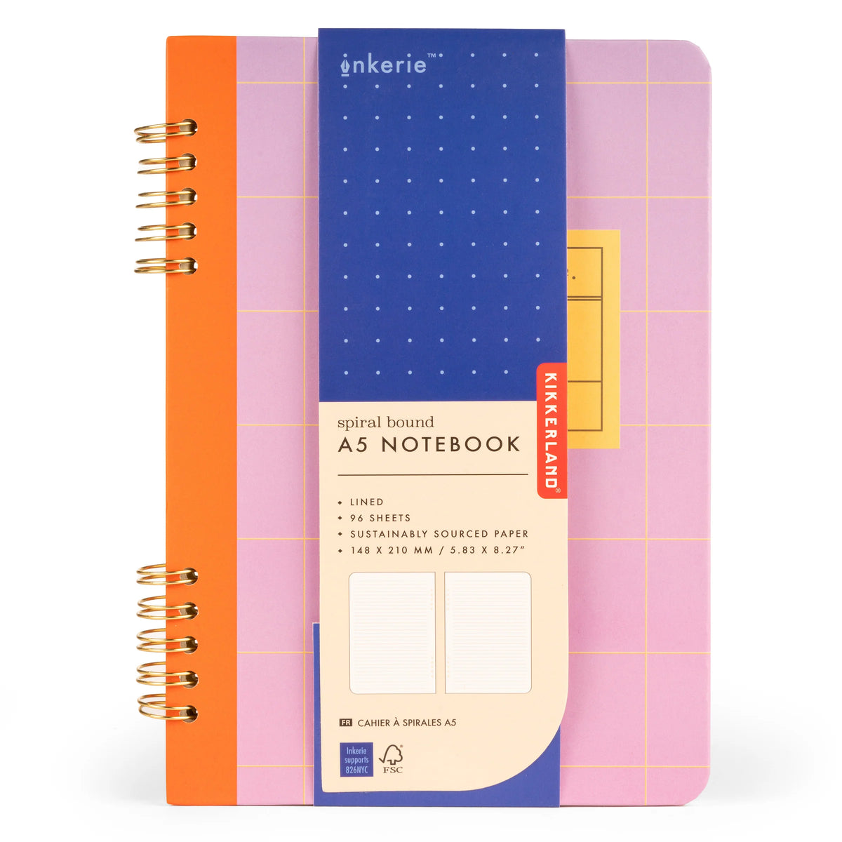 Notebook Emma Spiral Bound A5 Notebook – Emma Downtown