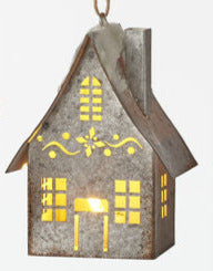 Lighted House Ornament