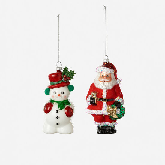 Snowman/Santa Ornament