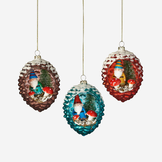 Gnome/Pinecone Ornament