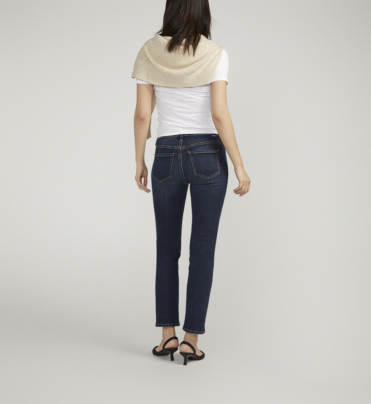 JAG Cassie Mid Rise Slim Straight Leg Jeans