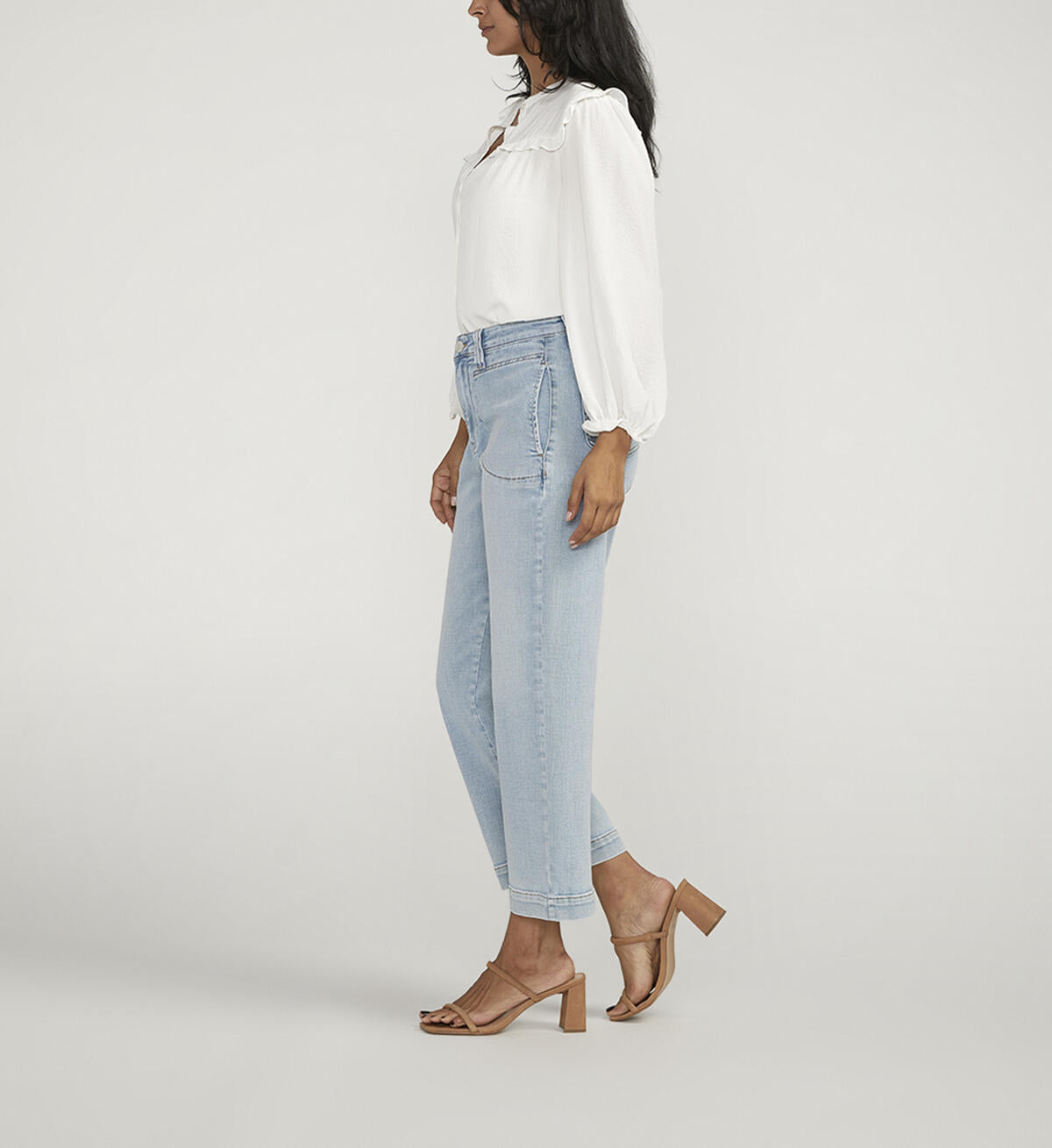 JAG Sophia High Rise Wide Leg Cropped Jeans