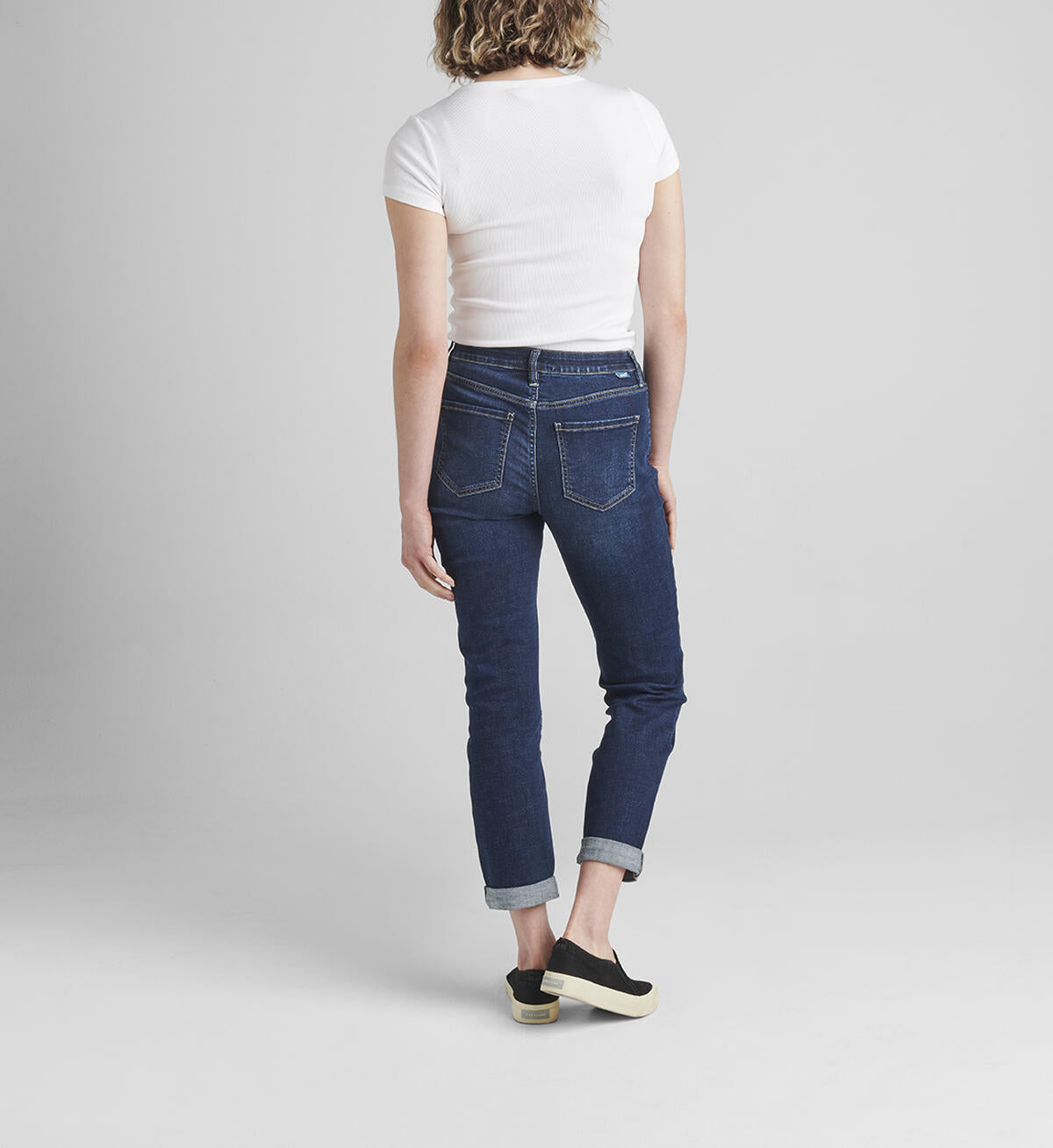 Carter Mid Rise Girlfriend Jeans Night Breeze