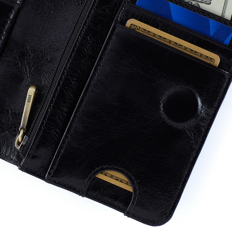 Hobo Jill Bifold Wallet Black