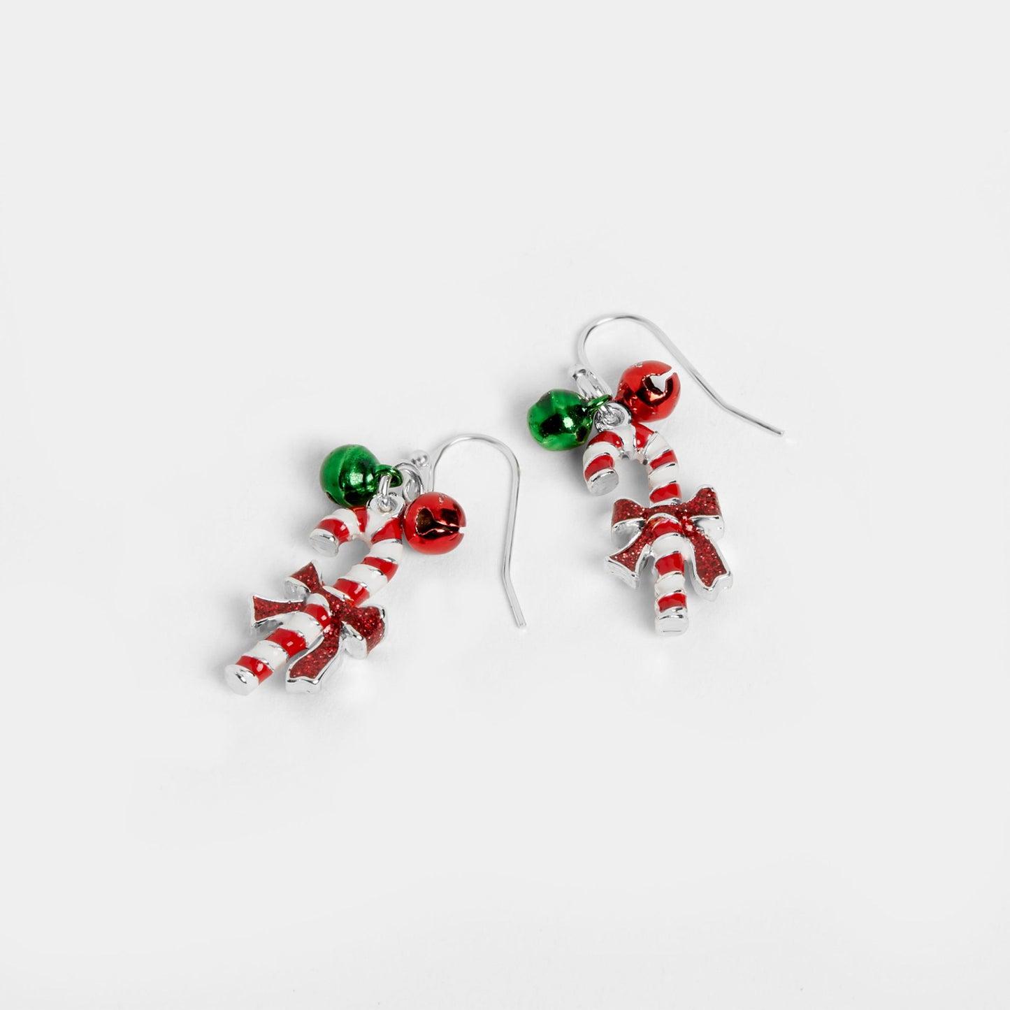 Jingle Ball Candy Cane Earrings