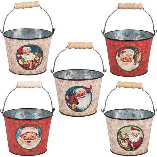 Jolly Santa Buckets