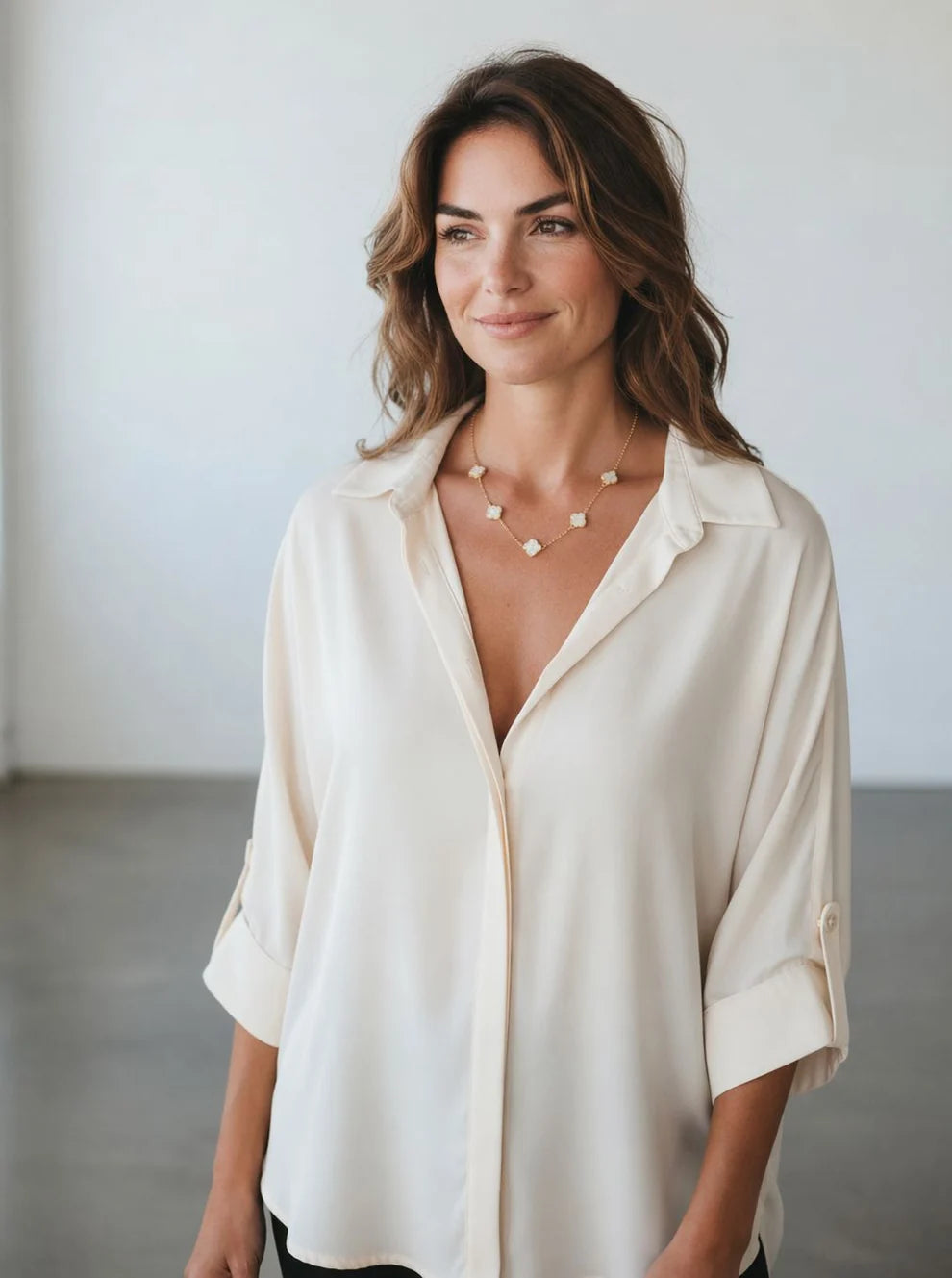 Athena Designs Clover All Around Necklace