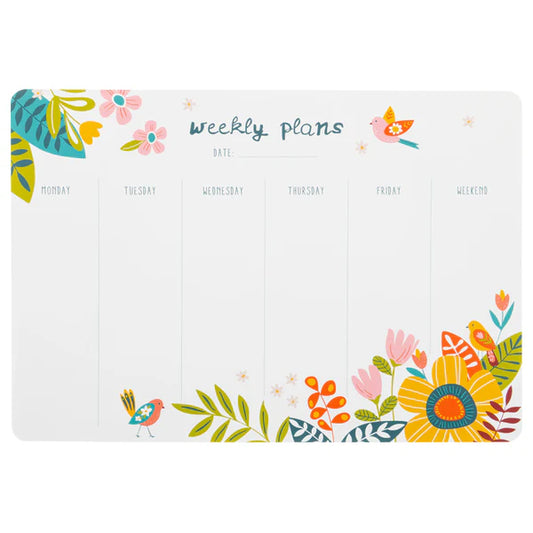 Weekly Desk Pads Bird