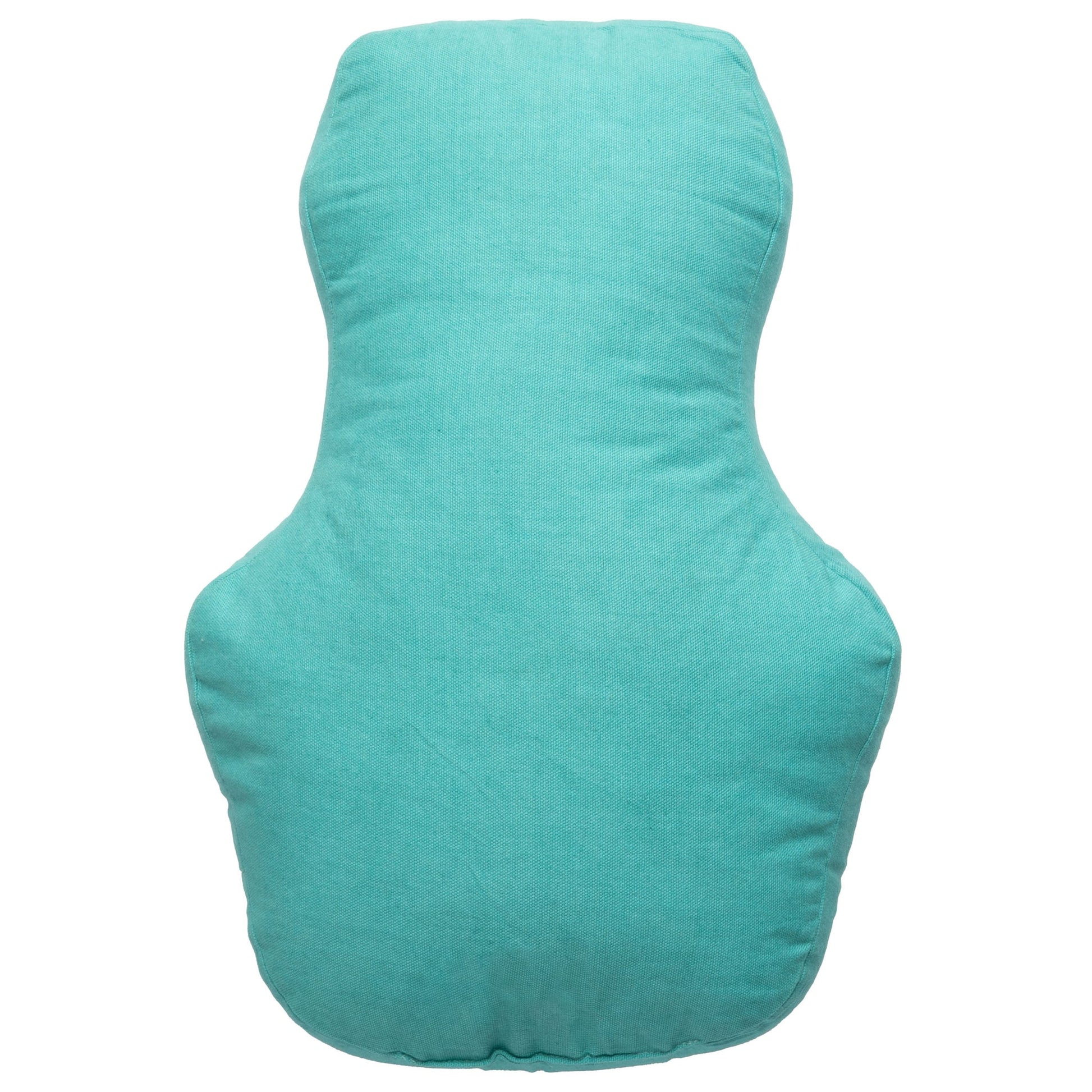 Snowman Shaped Embroidered Pillow