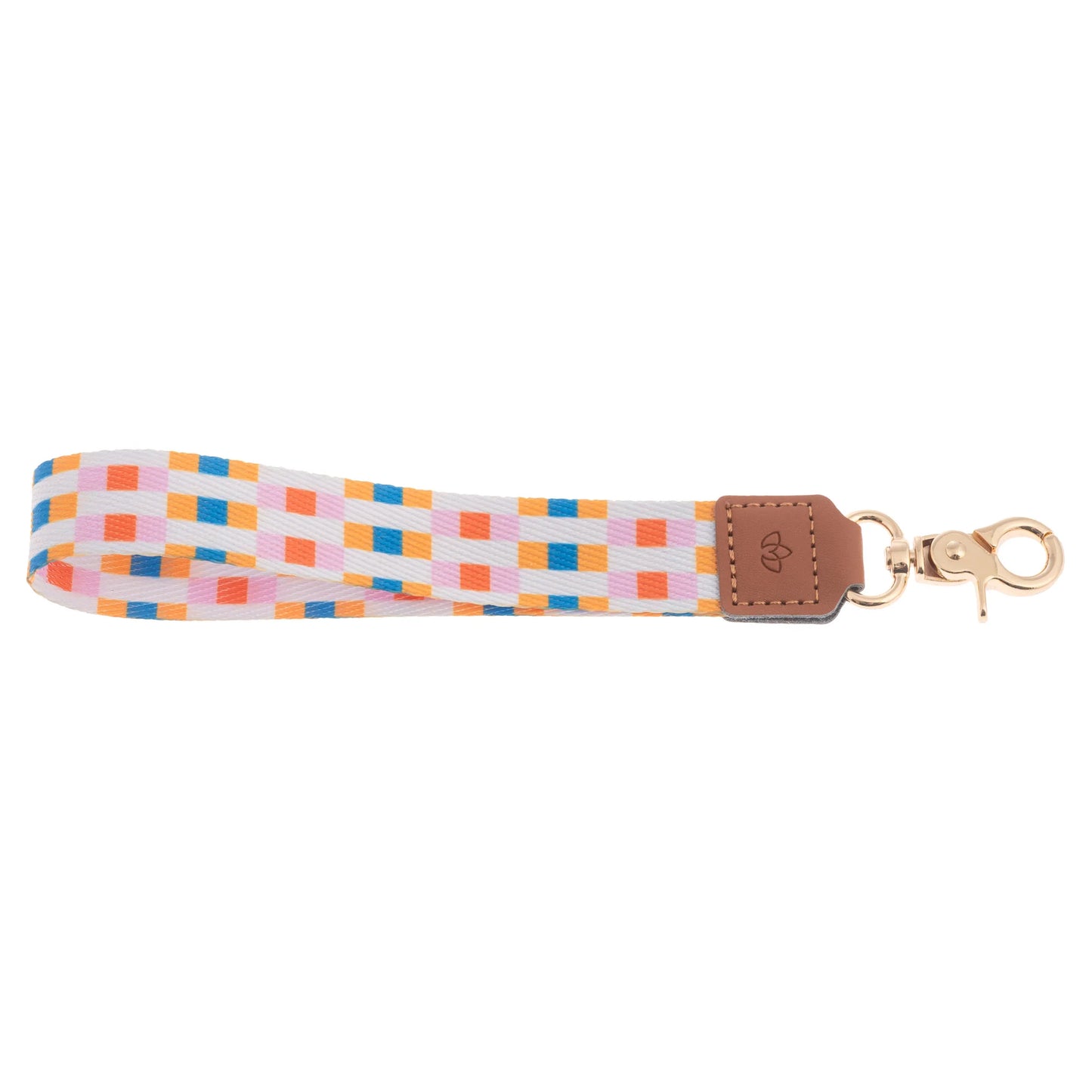 Karma Lanyard Keychain Multi Checkered