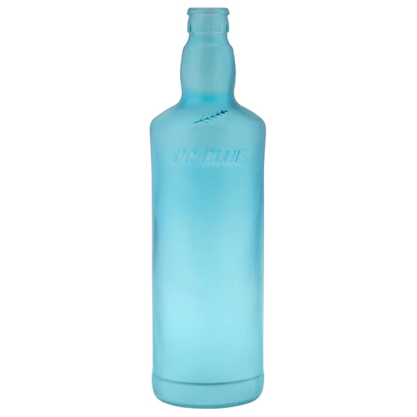 Blue Frosted Bottle Teal