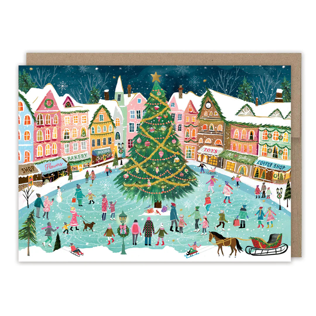 Christmas Town Boxed Holiday Cards - Set of 10
