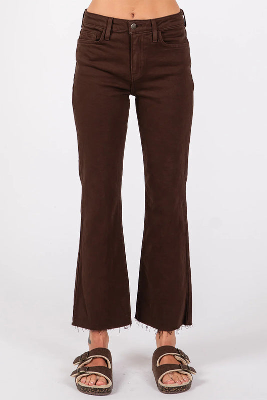 L.T.J. Bambino Scissor Hem Crop Baby Flare