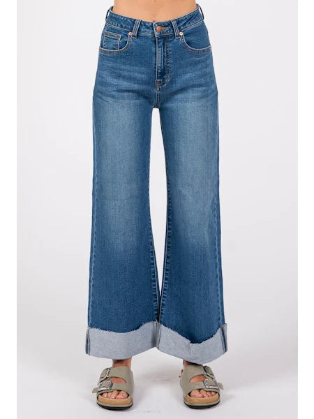 L.T.J. Bianca A-Line Wide Cuff Jean