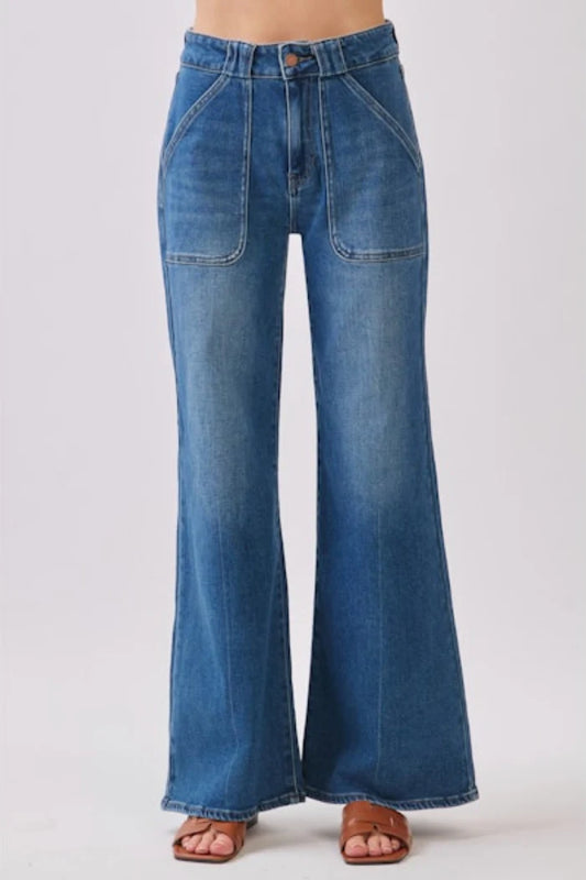 L.T.J. Extra Wide Leg With Wide Belt Loops