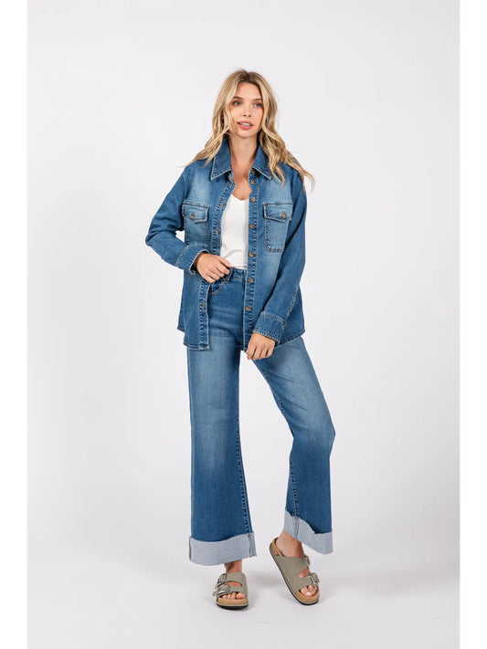 L.T.J. Medium Over Sized Denim Jacket