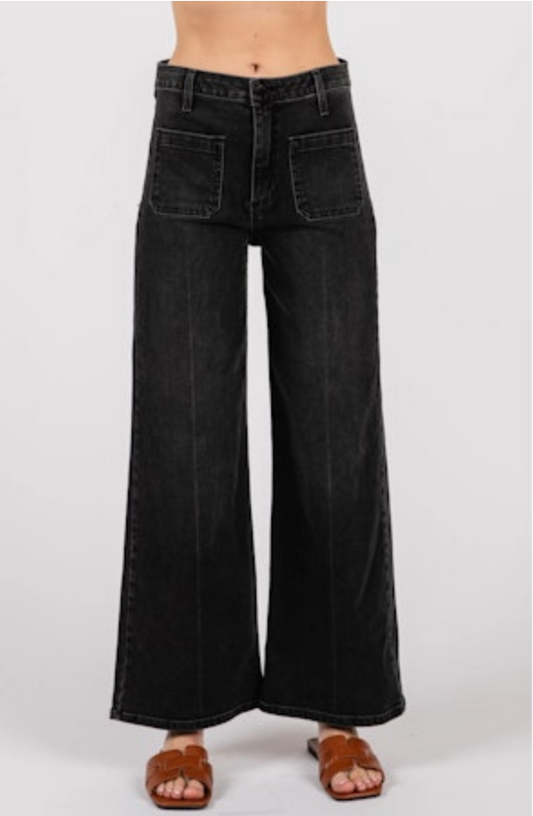 L.T.J. Sailor Front Patch Pocket Jeans