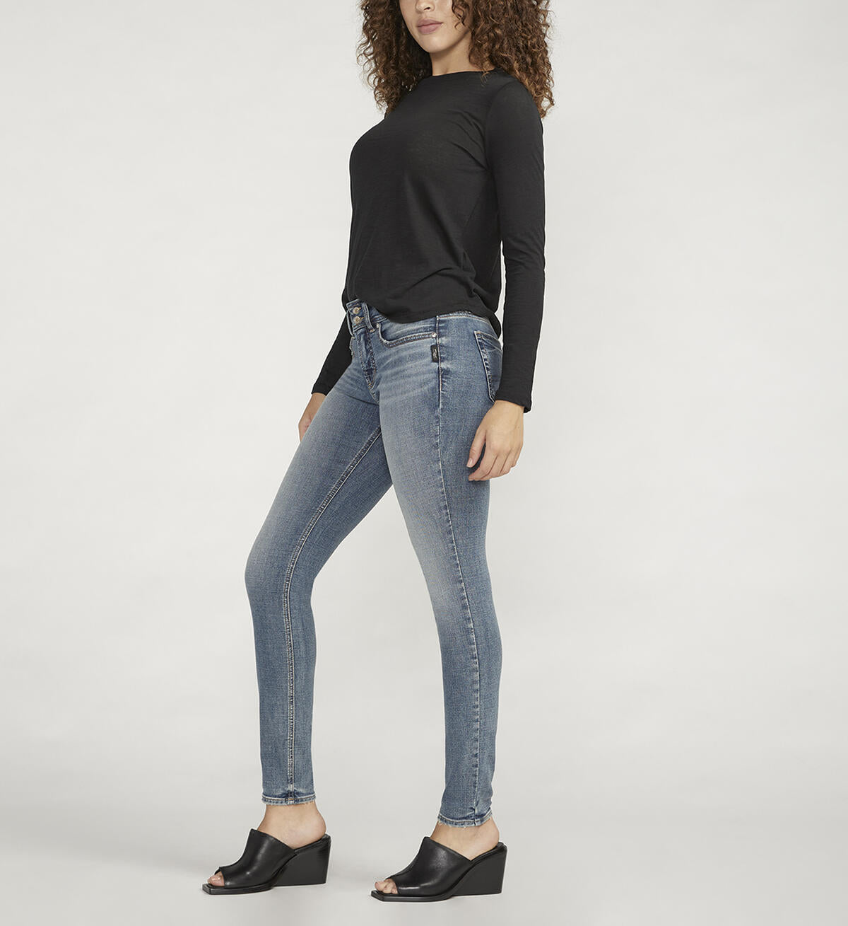 Silver Jeans Suki Mid Rise Skinny Jeans