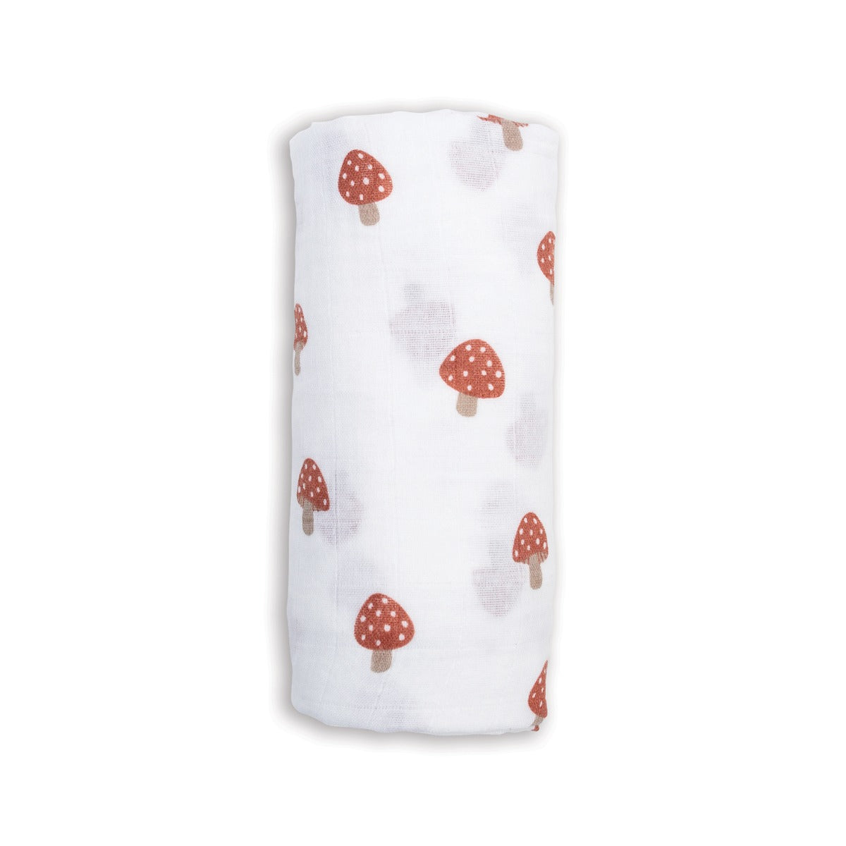 Lulujo Cotton Swaddle – Mushroom